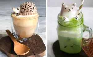17-Year-Old Creates 3D Latte Art And It's Too Cute To Drink