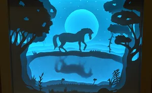 I Made A Magical 3D Paper Cut Light Box