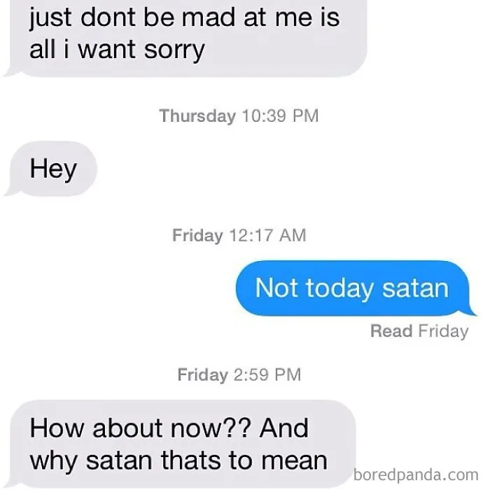 Say No To Satan