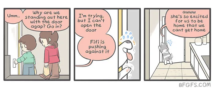 Girlfriend Illustrates Everyday Life With Her Boyfriend And A Puppy In 20 Adorable Comics