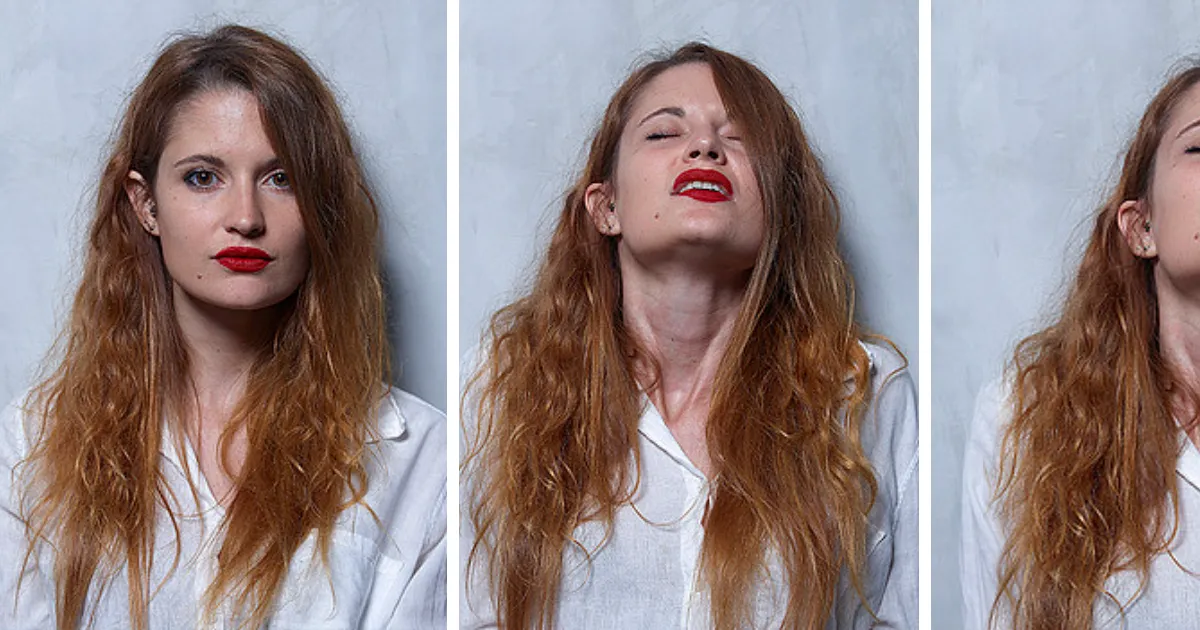 Esta serie de fotos muestra los rostros de mujeres antes, mientras y después de tener un orgasmo para normalizar la sexualidad femenina