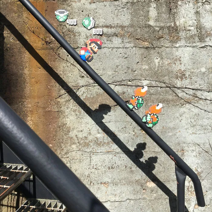 Someone Is ‘Vandalising’ Streets With Pixel Art, And The Result Is Awesome