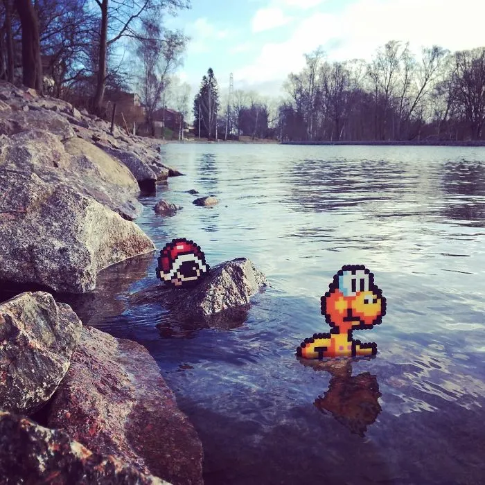 Someone Is ‘Vandalising’ Streets With Pixel Art, And The Result Is Awesome