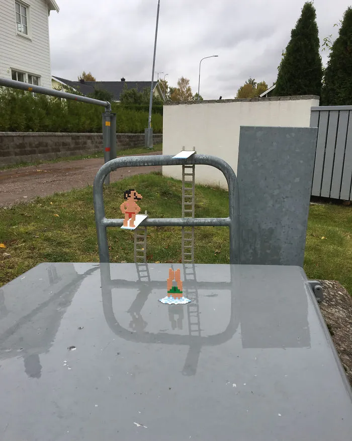 Someone Is ‘Vandalising’ Streets With Pixel Art, And The Result Is Awesome