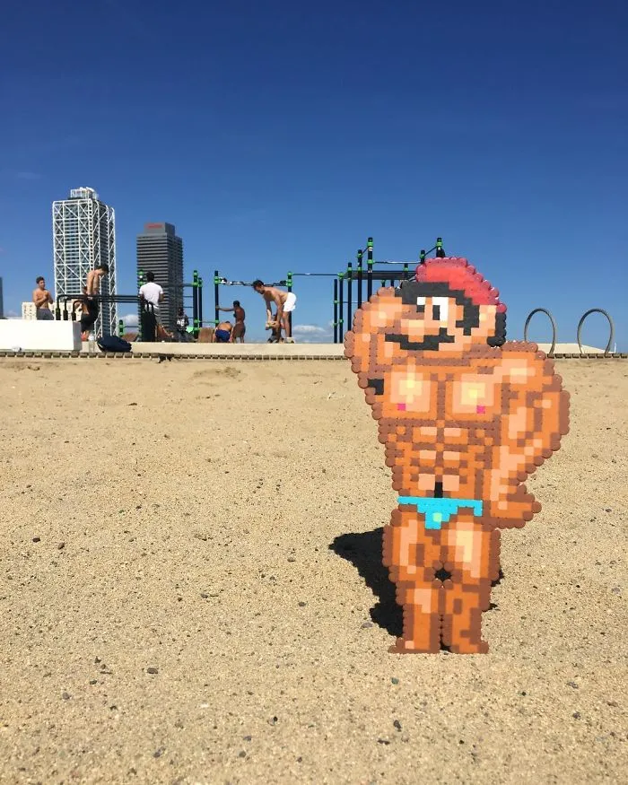 Someone Is ‘Vandalising’ Streets With Pixel Art, And The Result Is Awesome