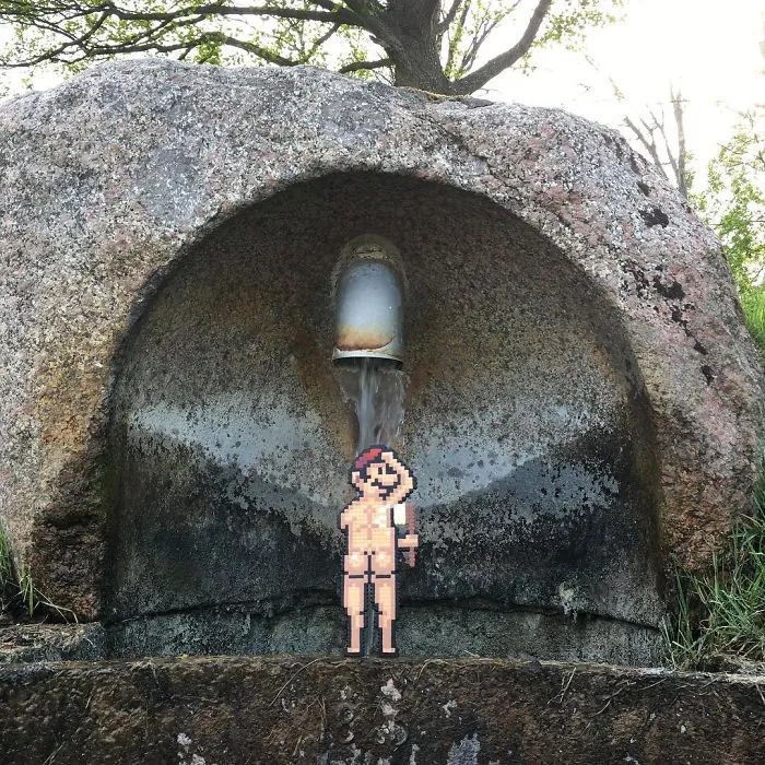 Someone Is ‘Vandalising’ Streets With Pixel Art, And The Result Is Awesome
