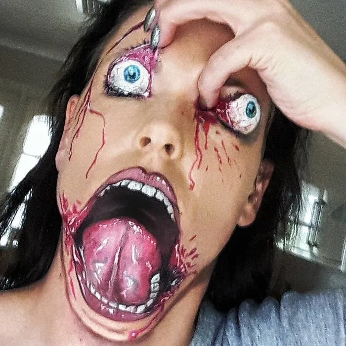 Makeup Artist Turns Herself Into Monsters From Your Most Terrifying Nightmares