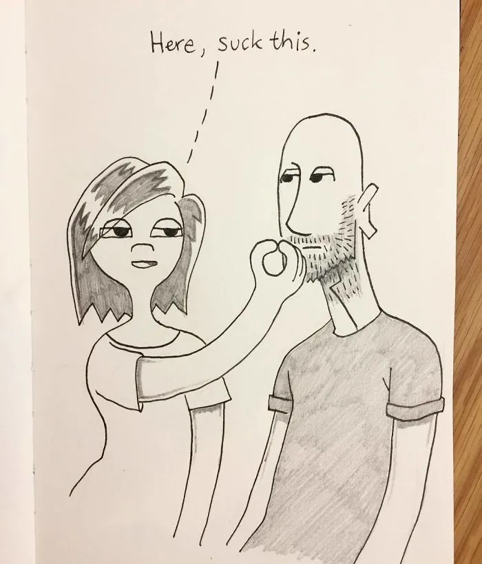 Sometimes When Kellie Is In A Silly Or Bored Mood, She Might Try To Make Me Suck A Pretend Dick