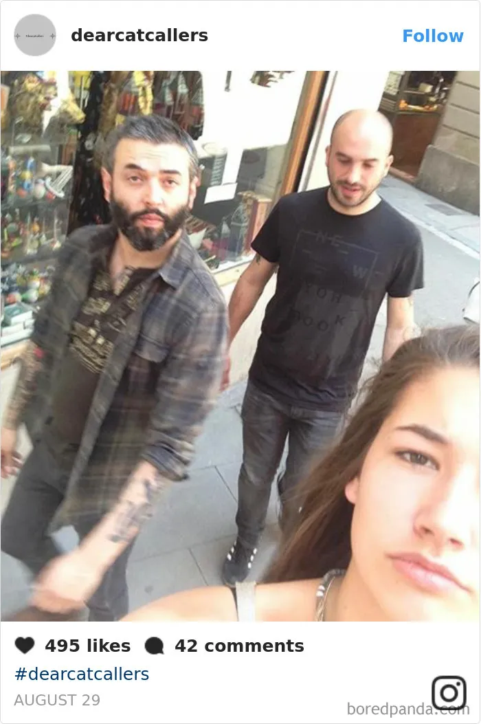 Tired Of Getting Catcalled, This Woman Started Taking Selfies With The Catcallers, And The Results Are Pretty Disturbing