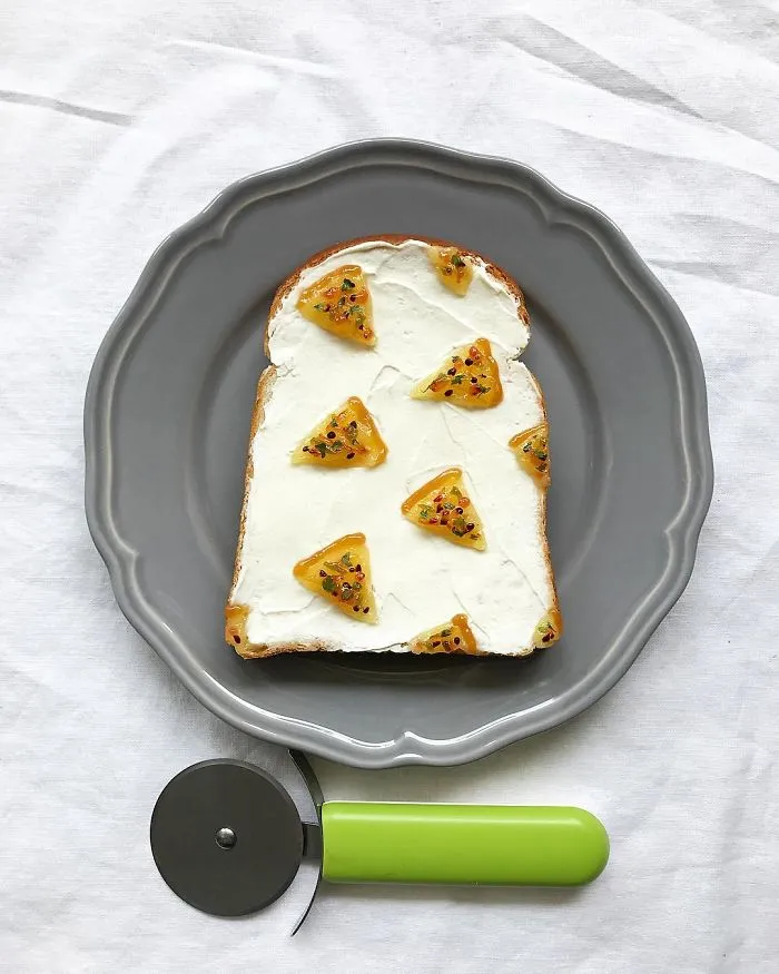 Woman Turns Her Boring Breakfast Toast Into Art