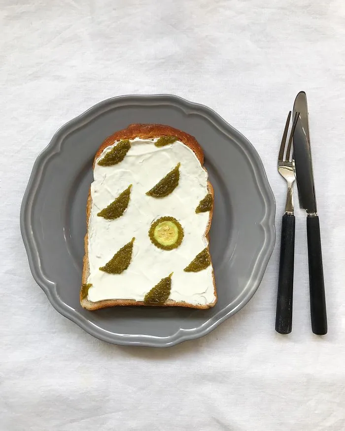 Woman Turns Her Boring Breakfast Toast Into Art