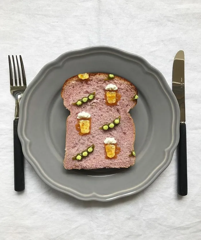 Woman Turns Her Boring Breakfast Toast Into Art