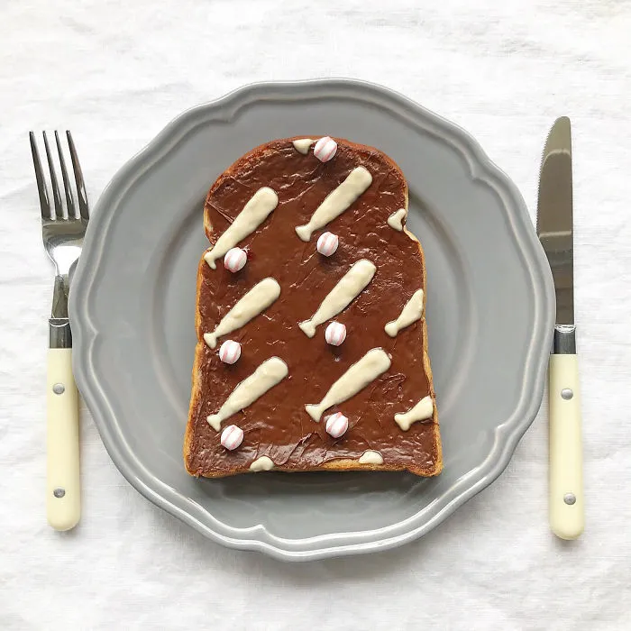 Woman Turns Her Boring Breakfast Toast Into Art