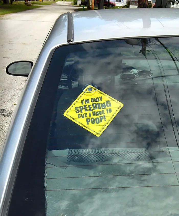 My Mother-In-Law Put A Sign On My Car Without Telling Me. I'm Not Even Mad