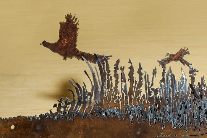 And Here Is A Closer Look At The Pheasants Trying To Get Away