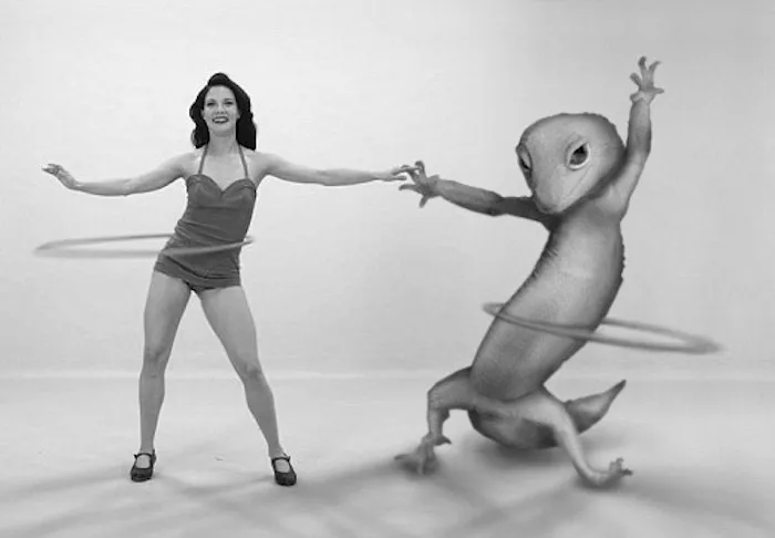Hula Hoop Gecko From The 50s