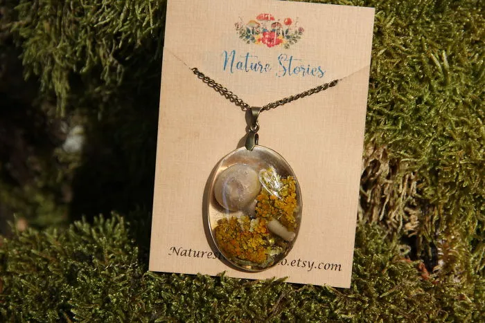 I Capture The Beauty Of Woodlands And Meadows In Resin Jewelry