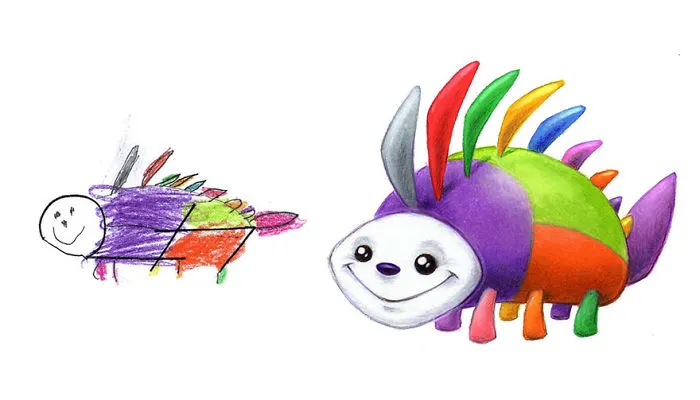 I Spent The Summer Drawing 150 Monsters Based On Kid Drawings