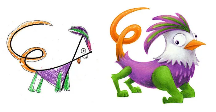 I Spent The Summer Drawing 150 Monsters Based On Kid Drawings