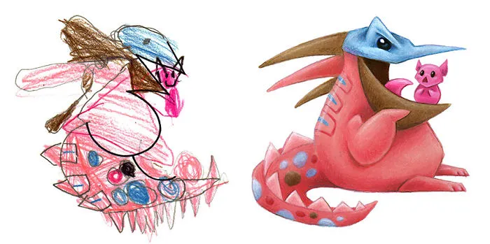 I Spent The Summer Drawing 150 Monsters Based On Kid Drawings