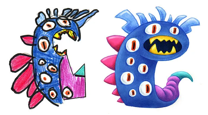I Spent The Summer Drawing 150 Monsters Based On Kid Drawings