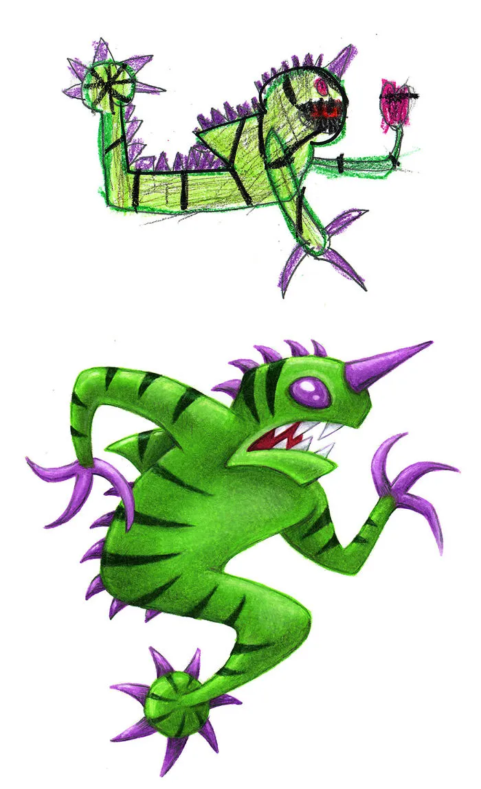 I Spent The Summer Drawing 150 Monsters Based On Kid Drawings