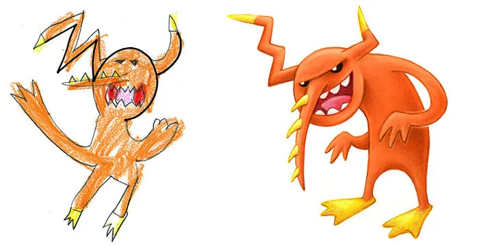I Spent The Summer Drawing 150 Monsters Based On Kid Drawings
