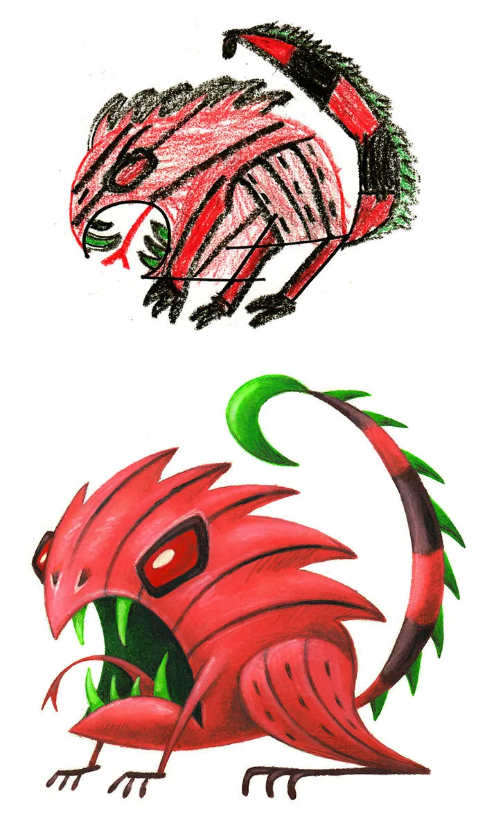I Spent The Summer Drawing 150 Monsters Based On Kid Drawings