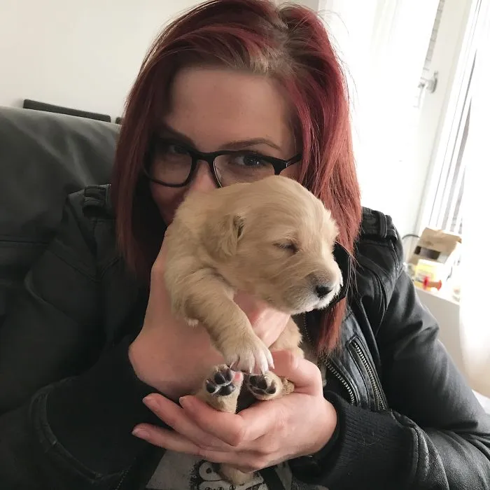 My Dog At Two Weeks