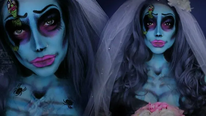 Corpse Bride Inspired Makeup