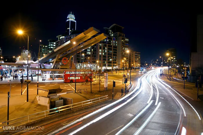 Vauxhaul Station - Traffic At Night