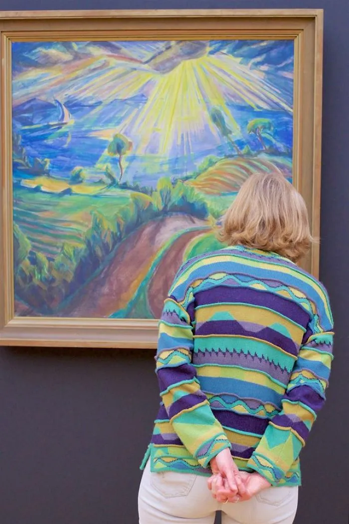 Este fotógrafo pasó una eternidad en museos esperando que aparecieran visitantes a juego con las obras de arte, y la espera mereció la pena
