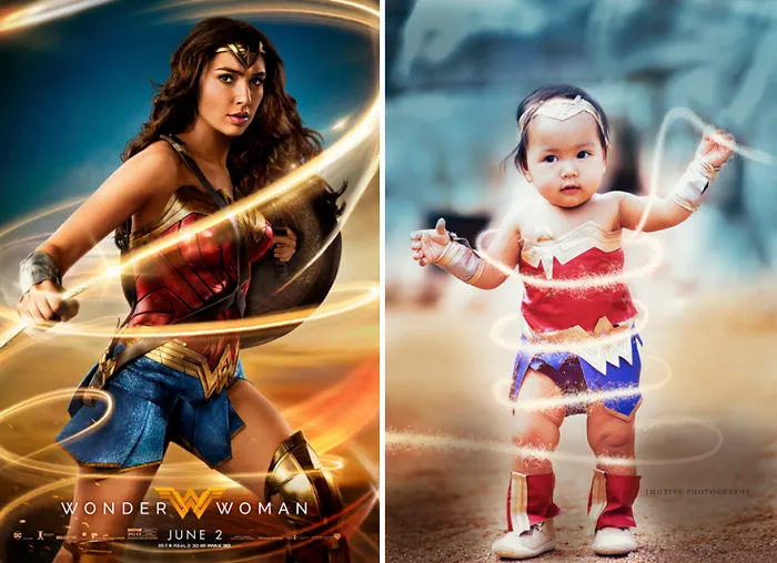 Mother Transforms Her Baby Daughter Into Wonder Woman And The Results Are Adorable