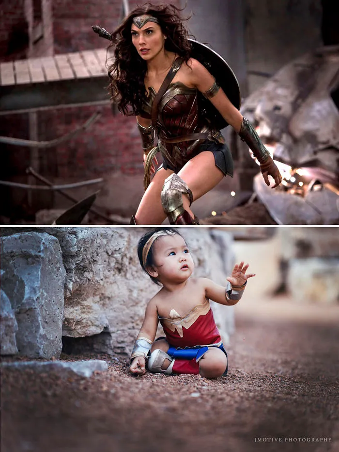 Mother Transforms Her Baby Daughter Into Wonder Woman And The Results Are Adorable
