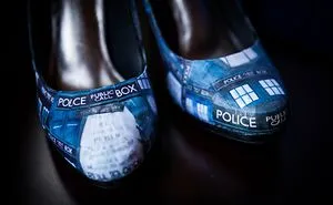 I Made My Wife Doctor Who Tardis Shoes As Her Wedding Gift