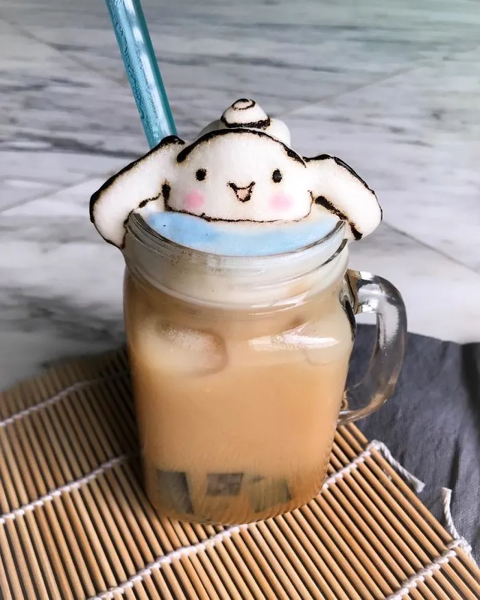 17-Year-Old Creates 3D Latte Art And It's Too Cute To Drink