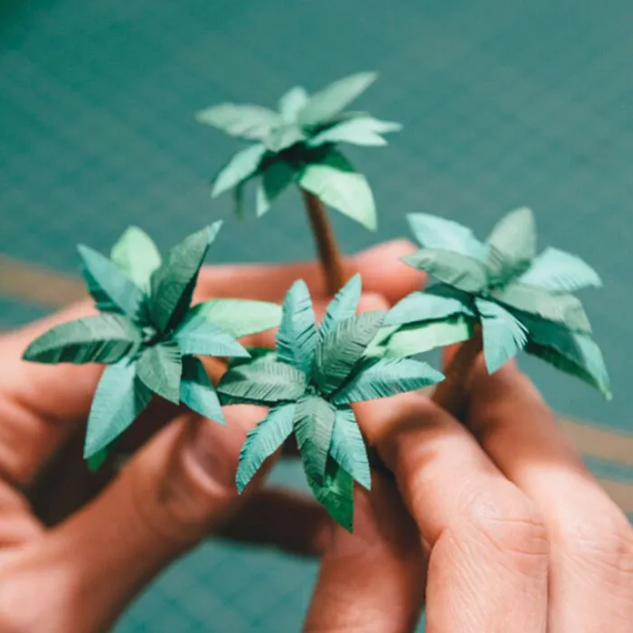 Miniature Paper Plants That Take Me Up To 20 Hours To Create