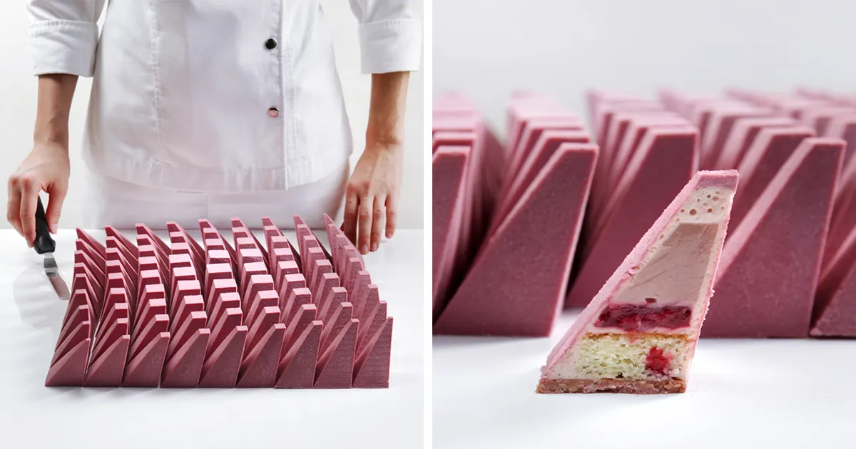 Esto es lo que ocurre cuando una diseñadora arquitectónica intenta preparar postres