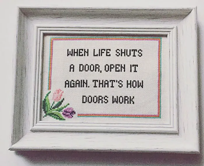 117 Times Cross Stitches Were So Badass, They Were Perfect For 21st Century