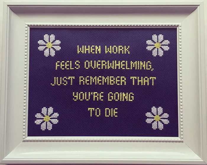 117 Times Cross Stitches Were So Badass, They Were Perfect For 21st Century
