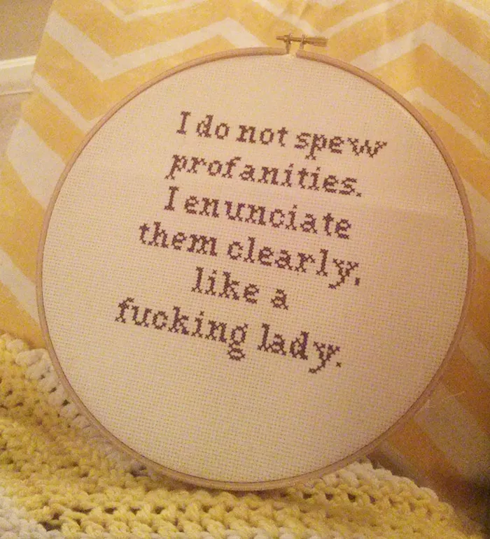117 Times Cross Stitches Were So Badass, They Were Perfect For 21st Century