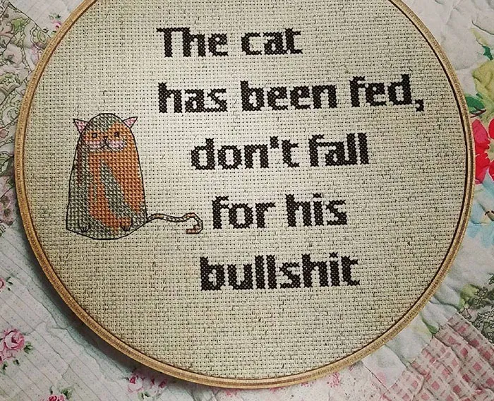 117 Times Cross Stitches Were So Badass, They Were Perfect For 21st Century