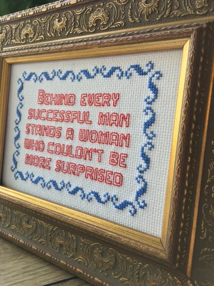 117 Times Cross Stitches Were So Badass, They Were Perfect For 21st Century