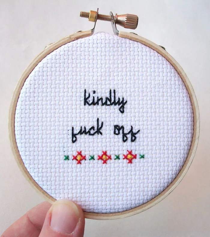 117 Times Cross Stitches Were So Badass, They Were Perfect For 21st Century