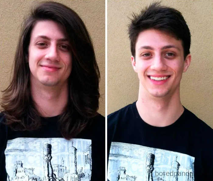 Doné buena parte de mi pelo