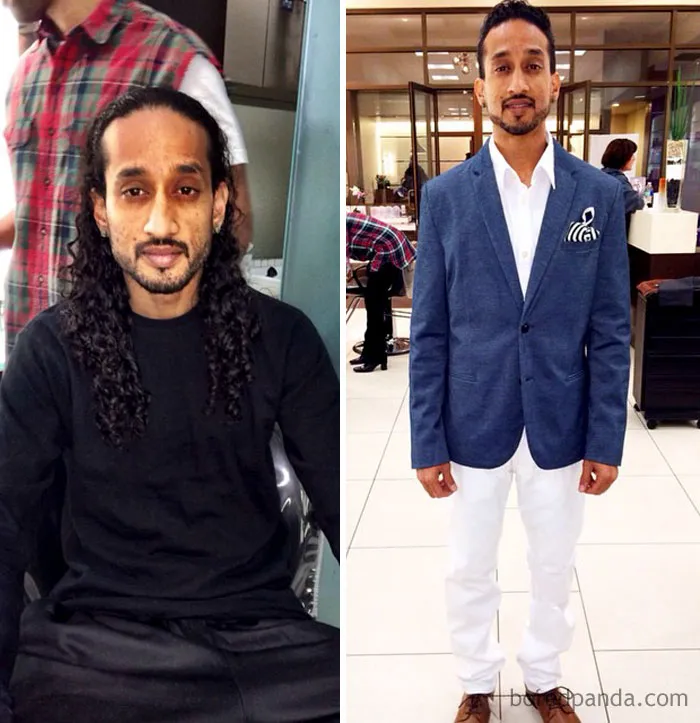 Check Out This Mens Makeover I Did On This Gentleman. He Went From Just The Everyday Guy Too Classy