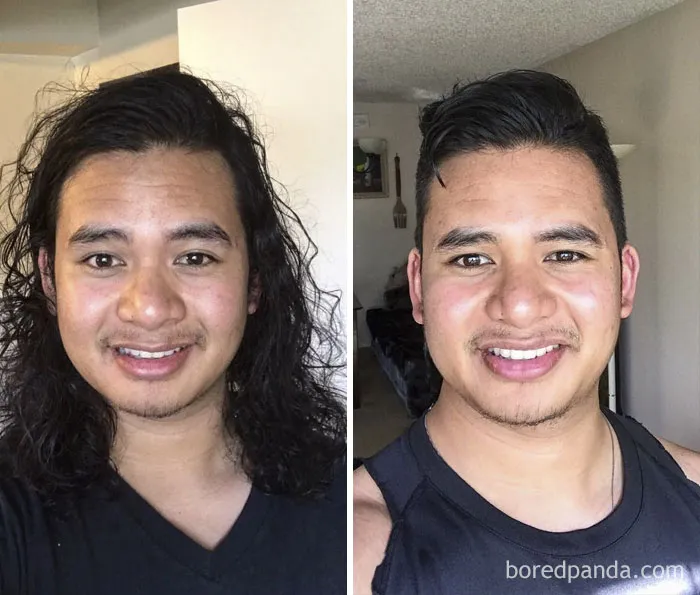 Took Me 2 Years To Grow My Hair And Only Took Her 10 Mins To Cut My Hair!