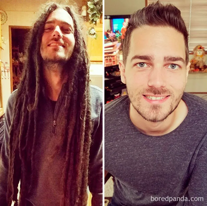 One Day After Cutting Off 11 Years Worth Of Dreads