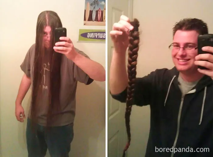 M primer corte de pelo en 6 años