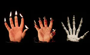 If You Think These Hand Candles Are Scary, Wait Til They Finish Burning